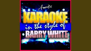 Practice What You Preach In the Style of Barry White Karaoke Version [upl. by Seilenna735]