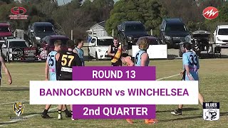 RD13 Bannockburn VS Winchelsea 2nd QTR 060724 [upl. by Atteve]