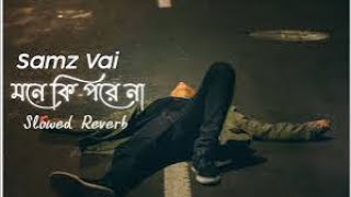 MONE KI PORENA  SAMZ VAI SLOWED  REVERBED MIX BANGLA GAAN [upl. by Bohaty]