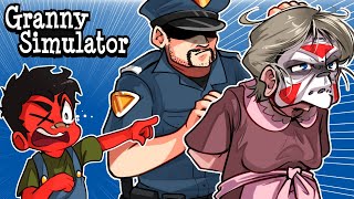 Granny Simulator  quotGRANDSON TOONZ CALLED THE COPSquot [upl. by Roderica]