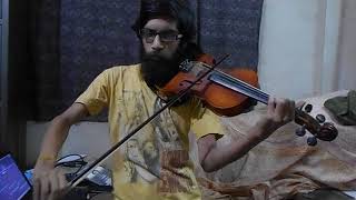 Khandana Bhava BandhanaSri Ramakrishna Aratrikam  Violin Cover  Atandrita Roy [upl. by Roxane]