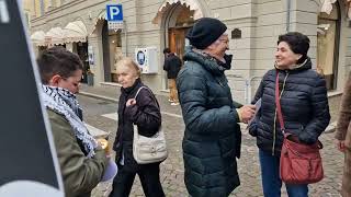 Movimento Incontro Ascolto in piazza a Casalmaggiore contro la violenza di genere 9 novembre 2024 [upl. by Ogata]