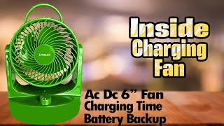 Charging Fan  What Is Inside  Charging Ac DC Fan [upl. by Adalia]