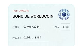 adelantar bono worldcoin worldcoin [upl. by Orsola]