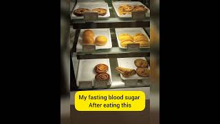 My fasting blood sugar after Theobroma walnut brownie dietitian weightloss sugar trending [upl. by Itsrejk263]