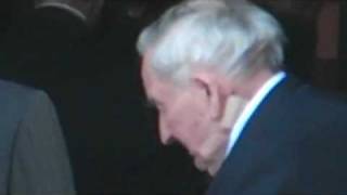 WACEire confront David Rockefeller in Dublin [upl. by Yelsnya]