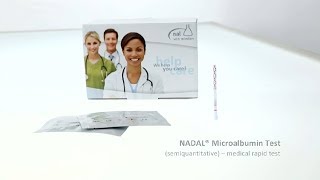 NADAL® Microalbumin Test urine  Microalbumin rapid test [upl. by Storm]