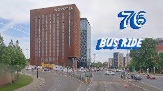 Liverpool  Bus Ride 🚌 Route 76  London Road  Calderstones Park 📽 [upl. by Aeduj]