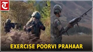 Exercise Poorvi Prahaar in Arunachal Pradesh [upl. by Yldarb]