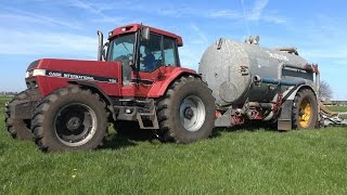 Zodebemesten met Case IH Magnum 7120 en Slootsmid multiwheel tank 2016 [upl. by Gordy385]