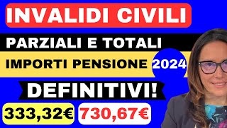 ✅IMPORTI PENSIONE INVALIDITÀ CIVILE 2024 ➜ LA GUIDA COMPLETA [upl. by Attenov]