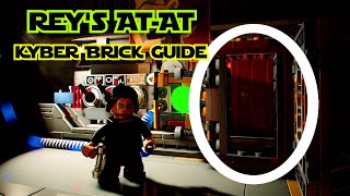 Reys ATAT Kyber Brick Guide  Lego Star Wars The Skywalker Saga [upl. by Atnek840]