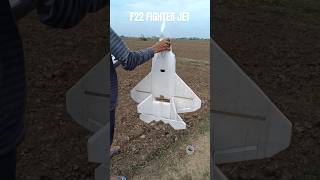 how to make f22 raptor  RC FIGHTER JET SPEED RC FIGHTER JET TESTING HOMEMADE FIGHTER JET F22 RAPTOR [upl. by Hasina]