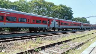 Royapuram WAP7 I Patna Ernakulam express Ollur [upl. by Ainsley]