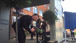 Chris Packham opening the Joseph Banks Laboratories  University of Lincoln [upl. by Jessee]