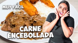 Como hacer Carne encebollada  Recetas Fáciles [upl. by Kirstin765]