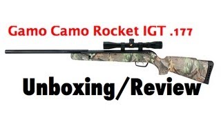 Gamo Camo Rocket IGT 177 ReviewUnboxing [upl. by Arehahs]