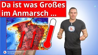 Auf Regen und Gewitter erfolgt intensiver Warmluftvorstoß  Rekorde möglich [upl. by Brittne]