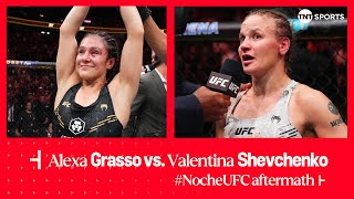 WHO SAW THAT COMING❓😱 The aftermath of Alexa Grasso vs Valentina Shevchenko NocheUFC [upl. by Roarke206]