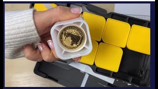 Unboxing the Iconic Gold 2025 1 Oz Britannia Monster Box [upl. by Asiruam]