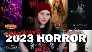 BEST and WORST Horror Movies of 2023  RANKED [upl. by Nyliram]