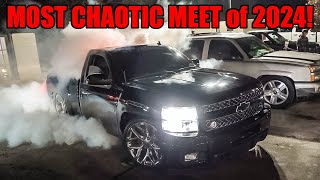 RECKLESS Trucks RIP MASSIVE BURNOUTS and GET ARRESTED WILDEST MEET IN A LONG TIME [upl. by Styles]