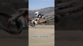 Then vs now😈 motocross trending dirtbike [upl. by Edlun]