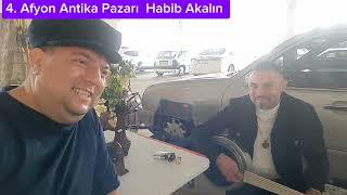 AFYON ANTİKA PAZARI 4 üncü KEZ KURULDU HABİB AKALIN KADRAJINDAN [upl. by Aidaas]