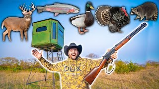 WILDGAME ONLY Hunting for Thanksgiving FEAST Multiple Catch Clean Cooks [upl. by Acirema]