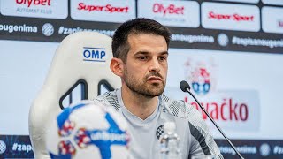 Jure Ivanković trener Hajduka najavio utakmicu protiv Osijeka [upl. by Genesia]