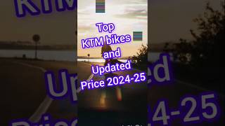 TOP KTM BIKES AND UPDATE PRICE IN 20242025shorts trending [upl. by Archy]