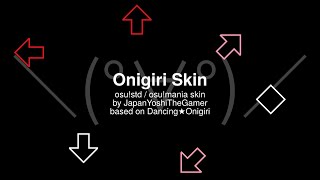 osu skin preview Onigiri osumania [upl. by Eidde]