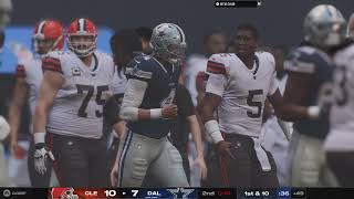 Cleveland 🥷 vs Dallas 🥷 madden 25 [upl. by Niwdla149]