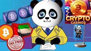 5 Best Crypto Casinos Online 2024  UAE VAT exemptions to boost funds crypto and FDI 📢 Panda News [upl. by Azaleah]