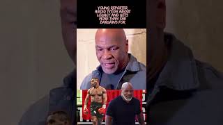 Iron Mike Kept it Real with the Young Reporter 💯🔥 shorts miketyson interview trending [upl. by Aratihc]