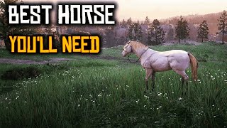 RDR2  Rare Perlino Andalusian  Brave War Horse  Location amp Review [upl. by Mcculloch]