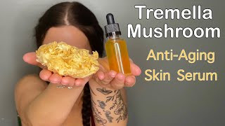 DIY AntiAging Tremella Mushroom Skin Serum [upl. by Lacy]