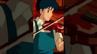 country roads whisperoftheheart violin johndenver anime sub countryroads [upl. by Inihor]