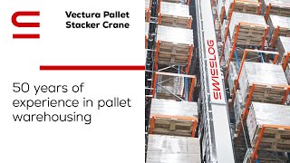 Vectura Pallet Stacker Crane 50 years of experience in pallet warehousing [upl. by Luiza96]