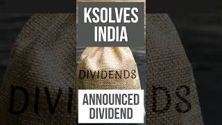 Ksolves India Dividend News  Ksolves India Share Latest News sharemarket stockmarket dividend [upl. by Tanya]