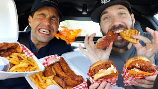 JOSH AND JOE TRY THE JUICIEST HOTTEST CHICKEN IN LA [upl. by Nylrehc19]