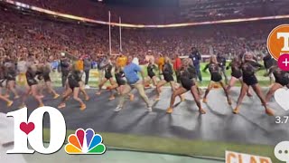 UTs dance team shocks and wows the crowd at Kentucky game when security guard joins in [upl. by Nnaeirb]