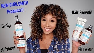 NEW Curlsmith Products for Hair Growth amp Scalp Relief  BiancaReneeToday [upl. by Asilahs]