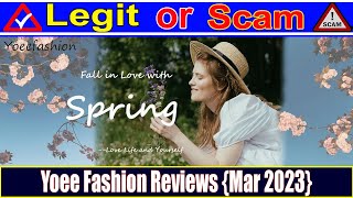 Yoee Fashion Reviews Mar 2023 Check This Site Legit Or Scam Watch Here  Good Genuine Reviews [upl. by Helen860]