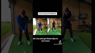 Live Golf Lesson Feedback golf improveyourgolf golfgame golfswing golfinstruction golftips [upl. by Ethe]