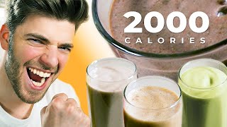 2000 Calorie Smoothies 4 Recipes for Huge Gains [upl. by Candis]