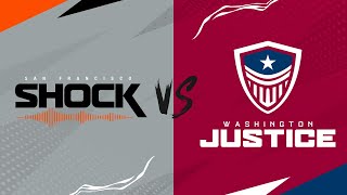 sanfranciscoshock vs WashingtonJustice  Summer Qualifiers West  Week 1 Day 2 [upl. by Yelrebmik25]