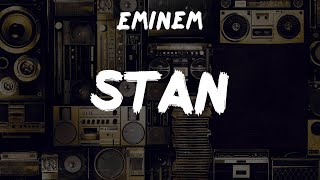 Eminem quotStanquot Lyrics  Vintage Jams Rediscovered [upl. by Norret945]