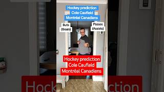 Hockey NHL Prediction 202425  FowardAttaquant Cole Caufield Montréal Canadiens [upl. by Asyram]