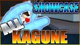 RoGhoul  ALL KAGUNES IN THE GAME SHOWCASE [upl. by Fairbanks]